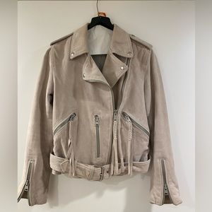 All Saints Suede leather jacket
